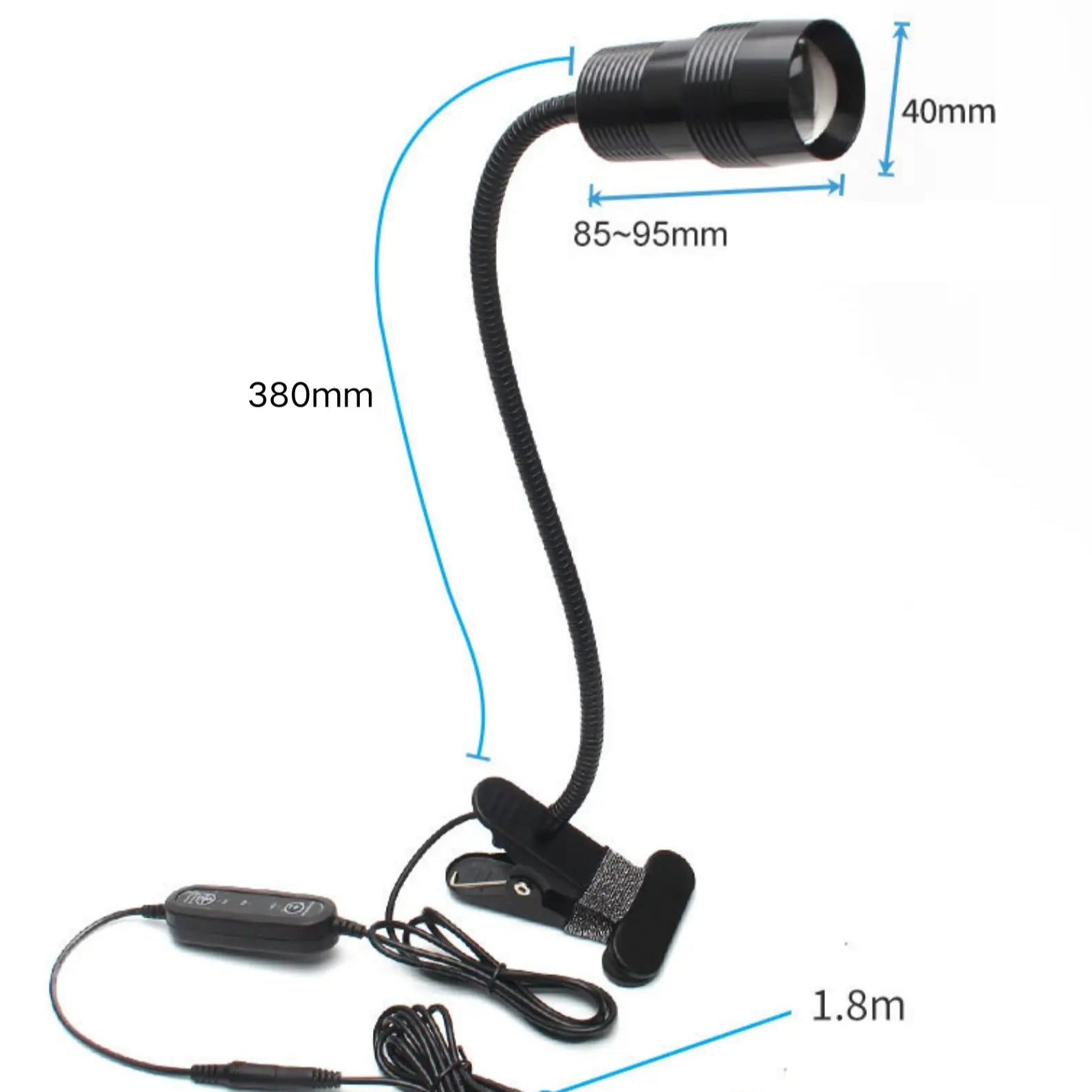 BountiGlow FocusClip Full Spectrum LED Light