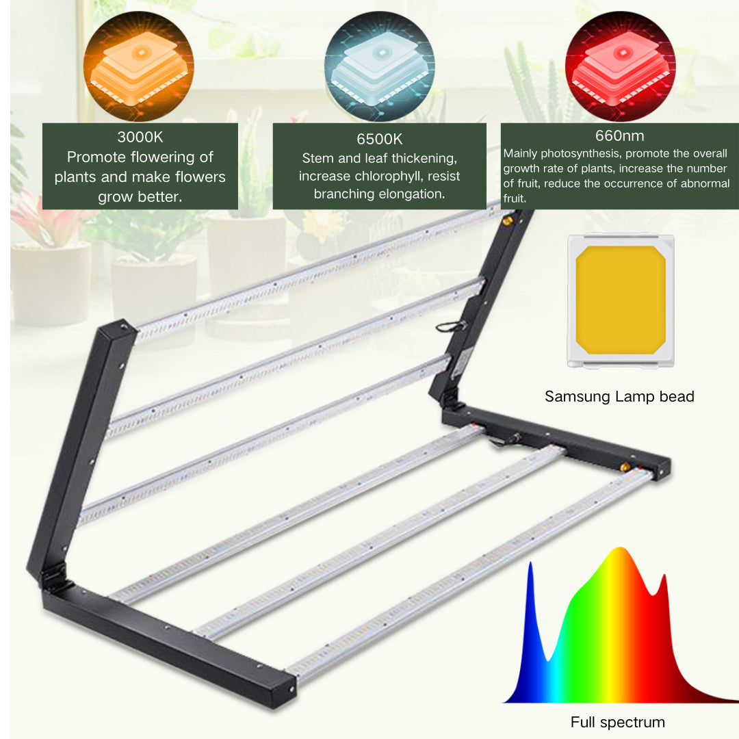 BountiGlow HydroShield 600W/720W Waterproof Grow Light